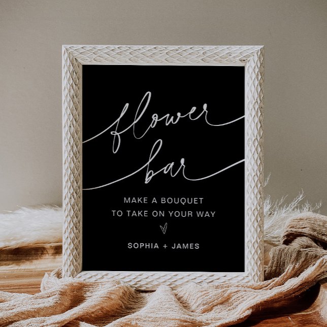 NOIR Flower Bar, Make Your Bouquet Sign (Creator Uploaded)