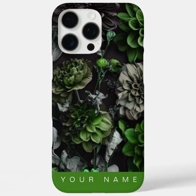 Noir Garden Green Case-Mate iPhone Case (Back)