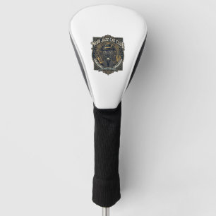 Noir Jazz Cat Cat Dad Gift Idea - Noir Jazz Cat Cl Golf Head Cover