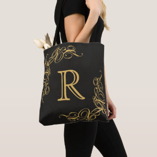 Noir Luxe Tote Bag