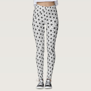 Noir Starry Stars Pattern Leggings ★Psydefx★