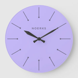 Noirva Minimal Clock