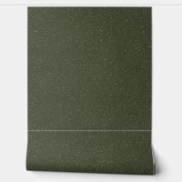 Noise-Effect Moss Green Peel & Stick Wallpaper