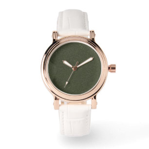 Noise Moss Green Custom Rose-Gold eWatch Watch