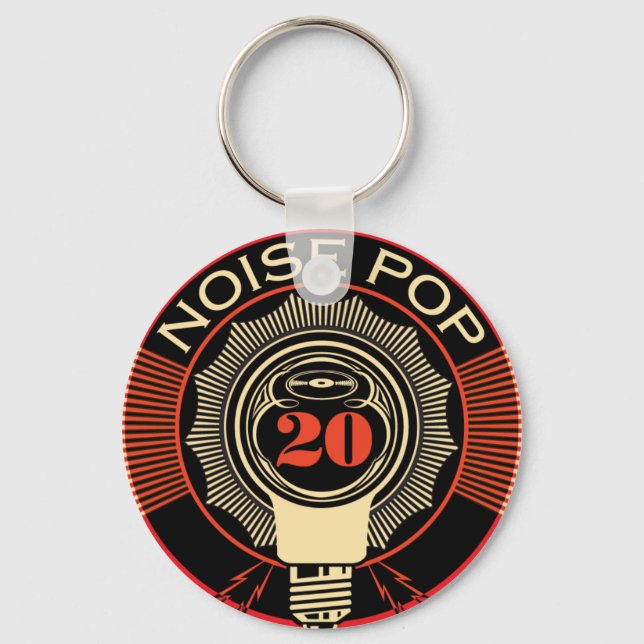 Noise Pop 20 Key Ring (Front)