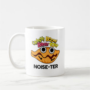 Noise-ter Funny Noisy Oyster Pun  Coffee Mug