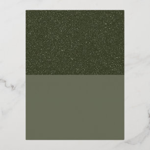 Noise Texture on Top Moss Green Postcard (Custom)