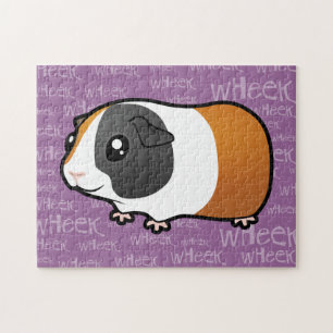 Noisy Guinea Pig (smooth hair) Jigsaw Puzzle