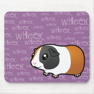Noisy Guinea Pig (smooth hair) Mouse Mat