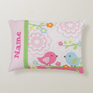 Nojo Love Birds Nursery Lumbar Pillow