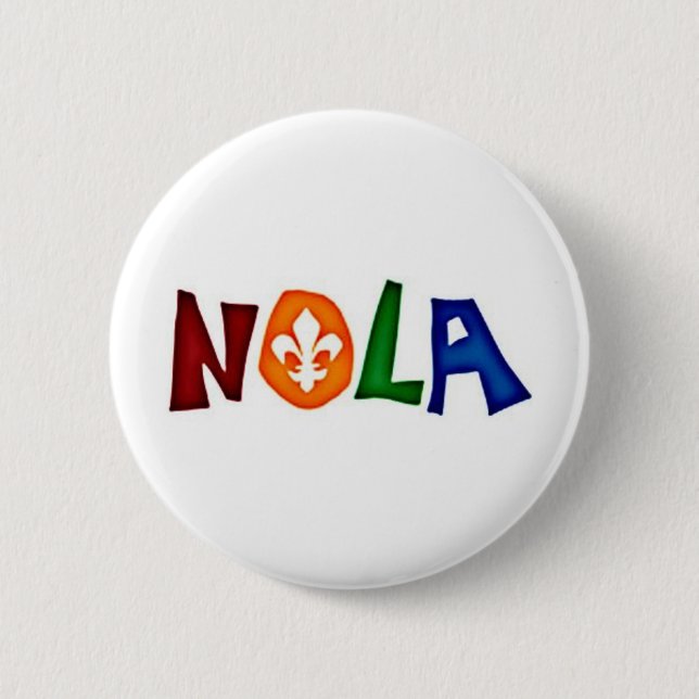 NOLA 6 CM ROUND BADGE (Front)