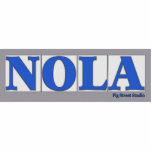 NOLA, Blue Letter Street Tiles Standing Photo Sculpture<br><div class="desc">NOLA,  Blue Letter Street Tiles</div>