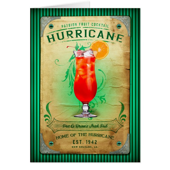 NOLA Collection Hurricane Cocktail (Front)