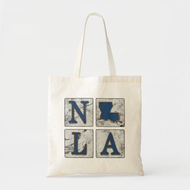 NOLA French Quarter New Orleans Louisiana Tote Bag (Front)