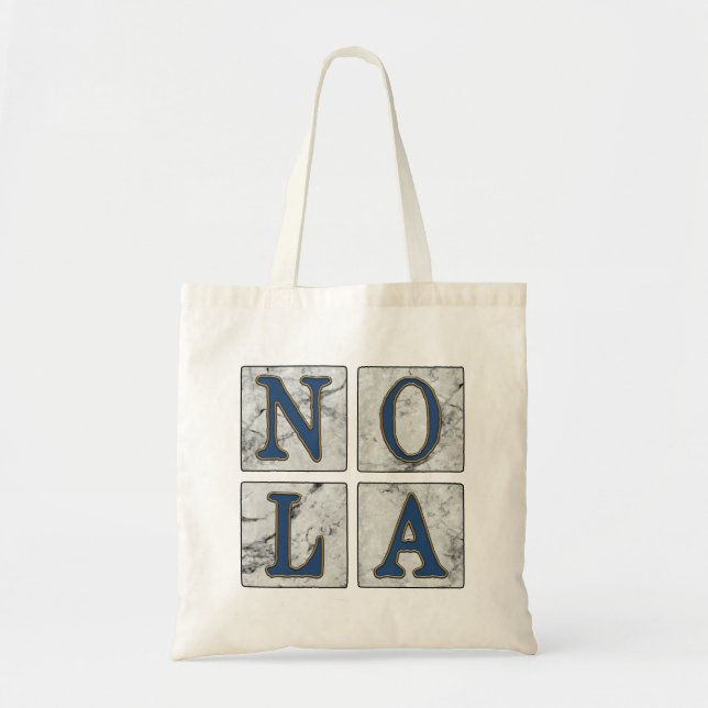 NOLA French Quarter New Orleans Louisiana Tote Bag (Front)