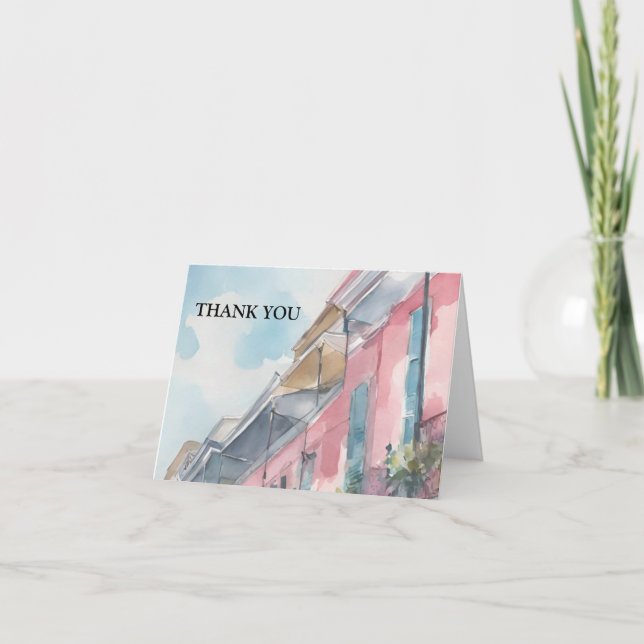 NOLA inspired thank you Card (Front)