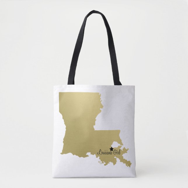 NOLA MADE|LOUISIANA PROUD Tote Bag (Front)