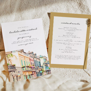 Nola - New Orleans Bachelorette Invite & Itinerary