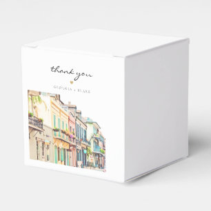 NOLA New Orleans Bourbon Street Mardi Gras Favour Box
