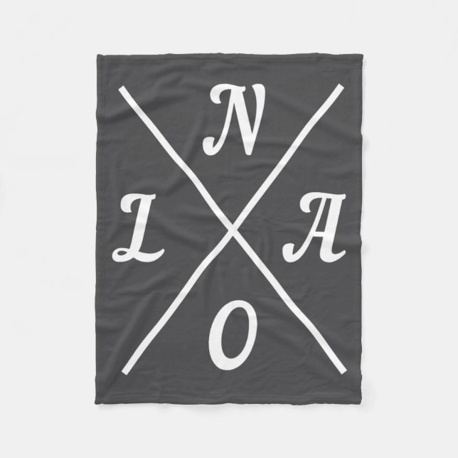 Nola New Orleans Louisiana United States _1  Fleece Blanket (Front)