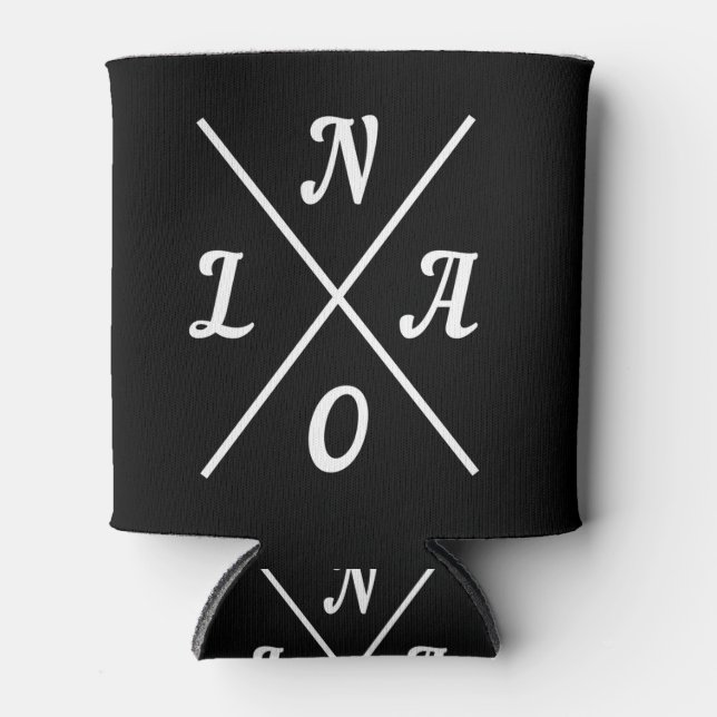 Nola New Orleans Louisiana United States  Can Cooler (Front)