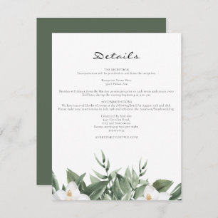 NOLA New Orleans Magnolia Bourbon Street Details Invitation