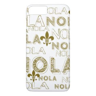 NOLA NOLA NOLA Gold Fleur-de-lis iPhone 8 Plus/7 Plus Case