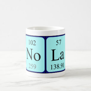 Nola periodic table name mug