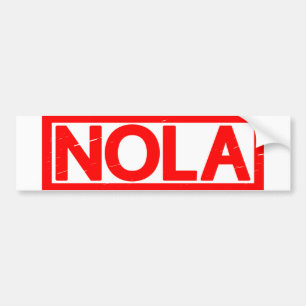 Nola Stamp Bumper Sticker