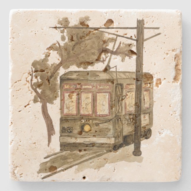 NOLA Streetcar Coaster (Front)