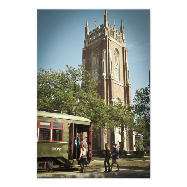 NOLA Streetcar Photo Print (Front)