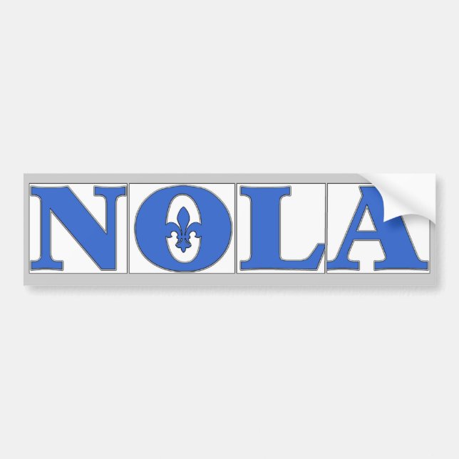 NOLA TIles Fleur Bumper Sticker (Front)