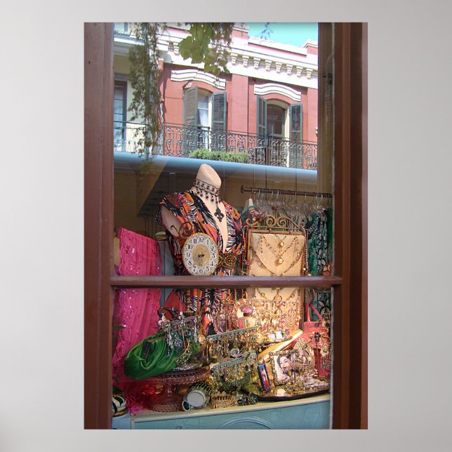 NOLA Window Reflection Poster (Front)