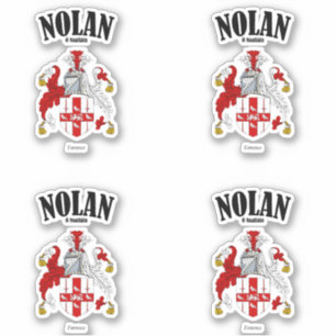 Nolan Crest Irish Translation & Meaning (x4)