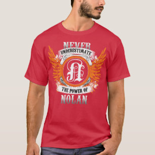 Nolan Name Shirt Never Underestimate The Power Of