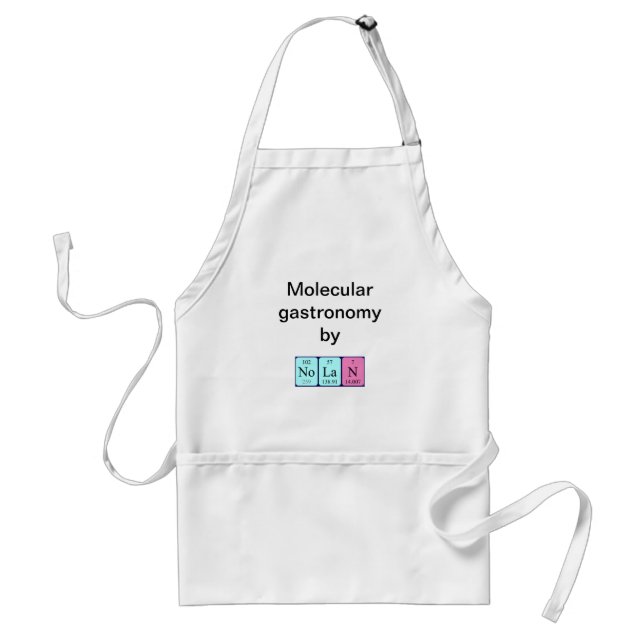 Nolan periodic table name apron (Front)