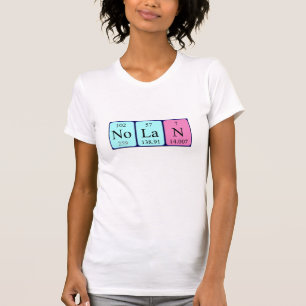 Nolan periodic table name shirt