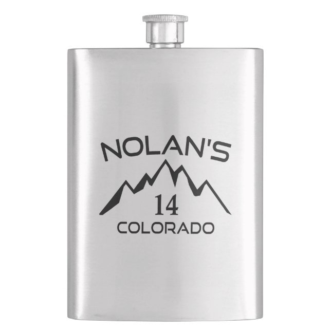 Nolan's 14 Colorado Hip Flask (Front)