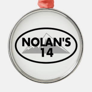Nolan's 14 Colorado Oval Metal Tree Decoration