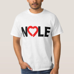 NOLE with Heart on Tshirts, Mugs, Caps T-Shirt