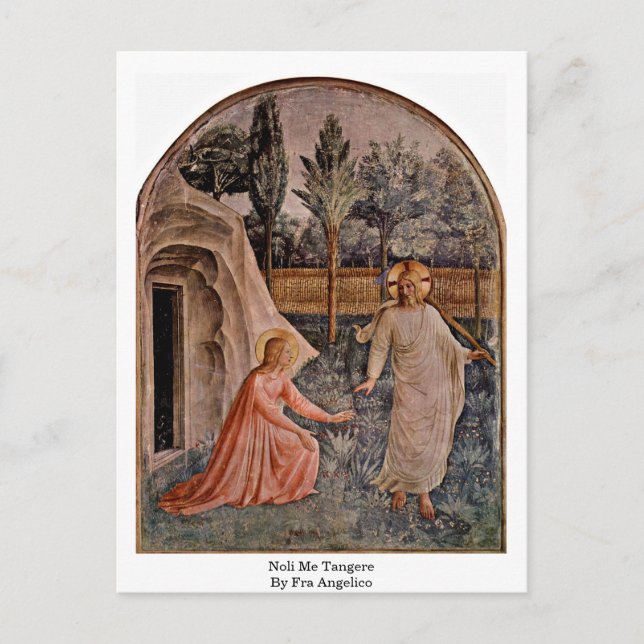 Noli Me Tangere By Fra Angelico Postcard (Front)