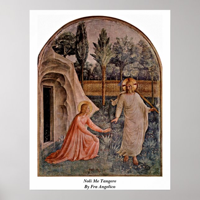 Noli Me Tangere By Fra Angelico Poster (Front)