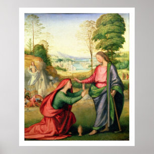 Noli me Tangere, c.1508 (oil on canvas) Poster