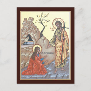 Noli Me Tangere Prayer Card