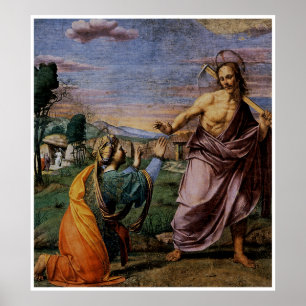 Noli Mi Tangere by Franciabigio Poster