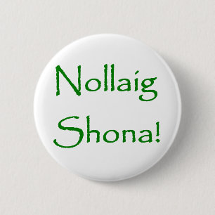 Nollaig Shona 6 Cm Round Badge