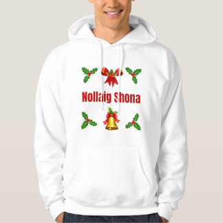 Nollaig Shona - mens hooded shirt