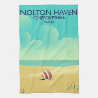 Nolton Haven Pembrokeshire Wales Tea Towel