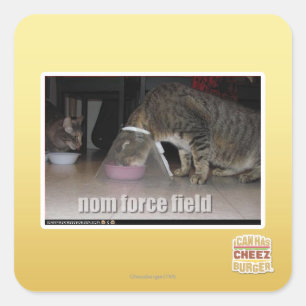 nom force field square sticker