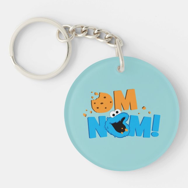 Nom Nom Cookie Key Ring (Front)